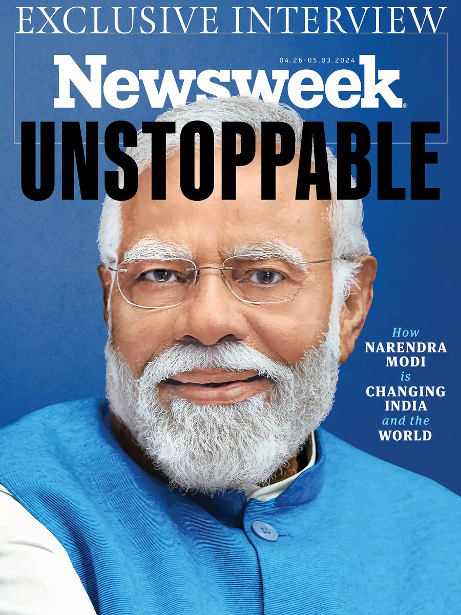 Copertina Newsweek 13/04/2024