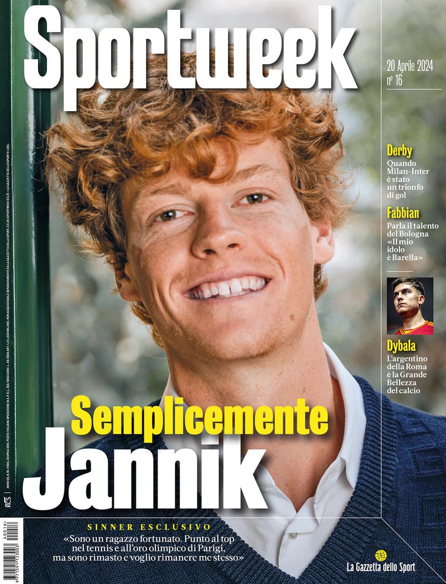 Copertina Sportweek (La Gazzetta Dello Sport) 19/04/2024