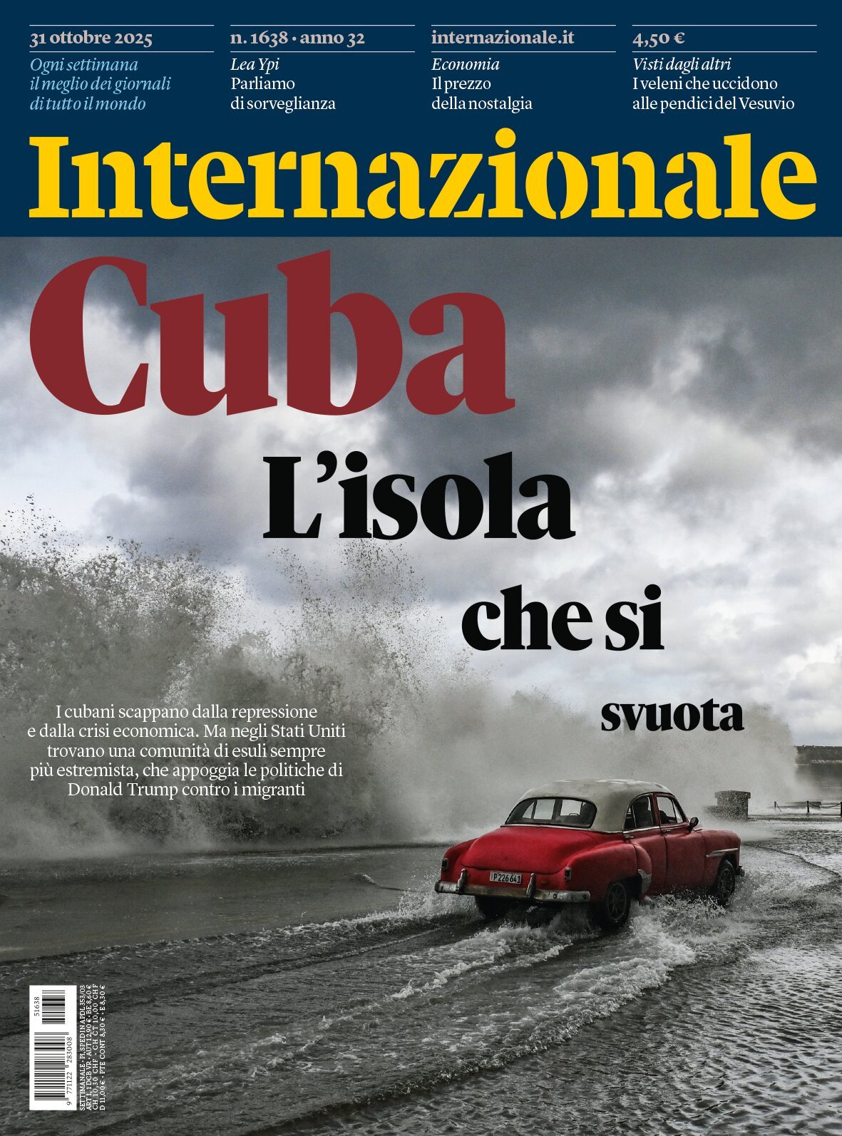 Copertina Internazionale 31/10/2025