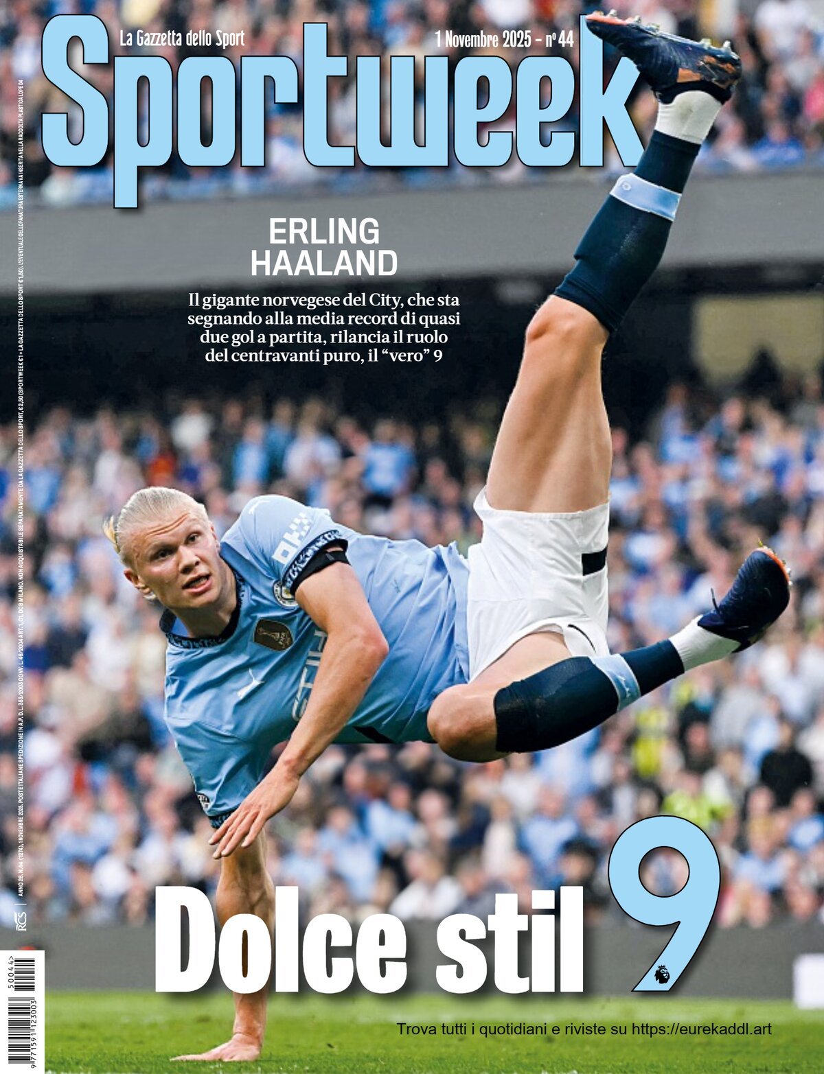 Copertina Sportweek (La Gazzetta Dello Sport) 01/11/2025