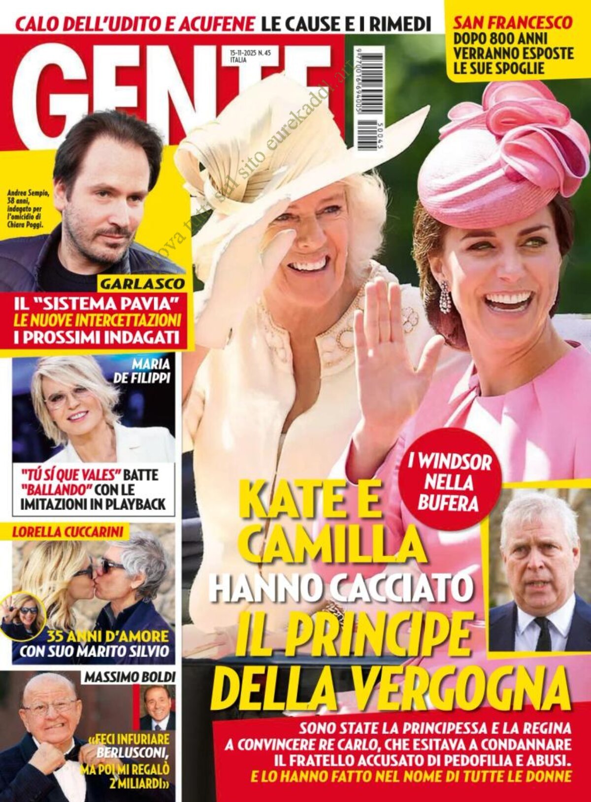 Copertina Gente 07/11/2025