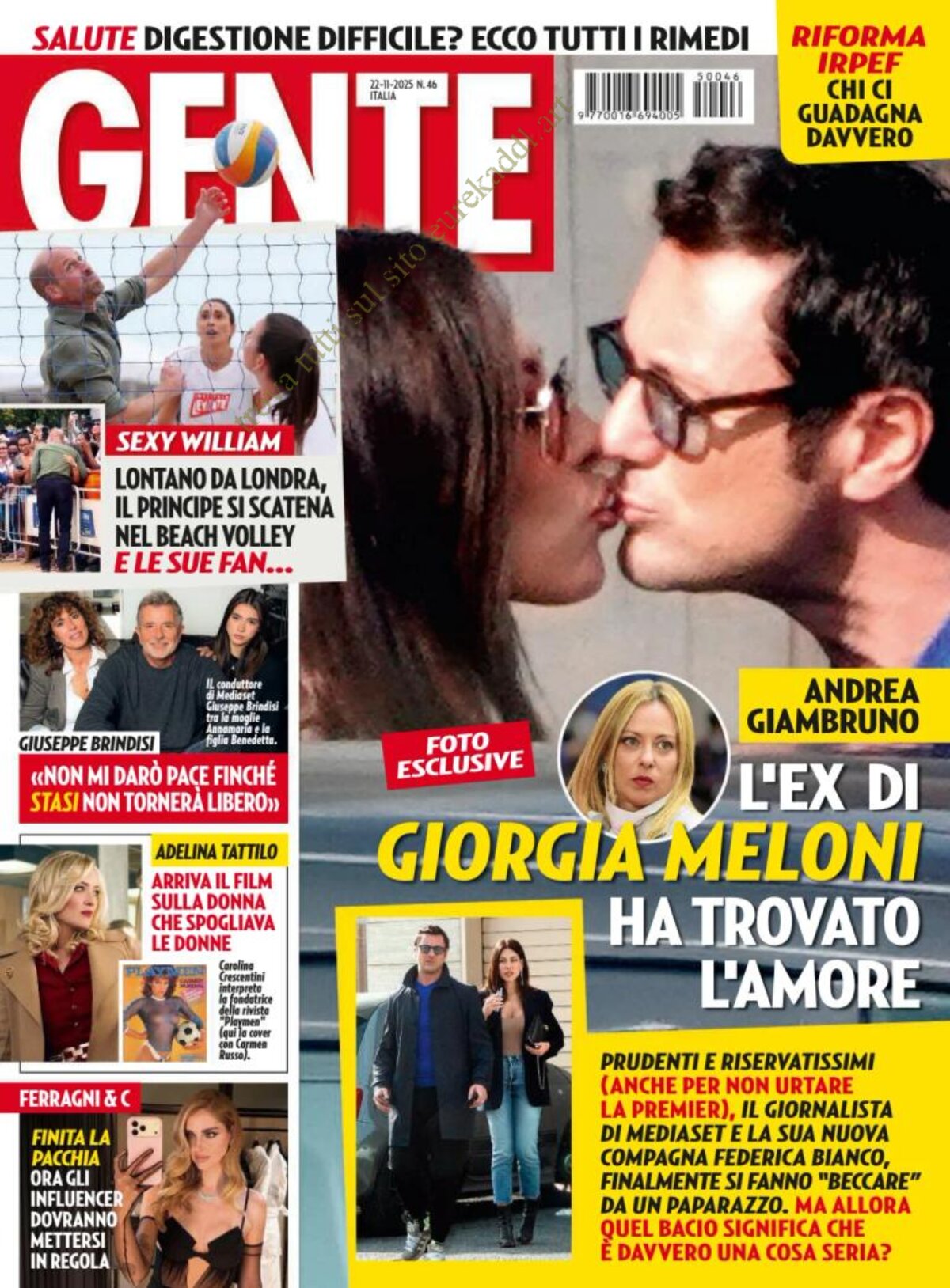 Copertina Gente 14/11/2025