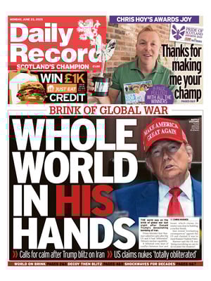 Prima Pagina "Daily Record"