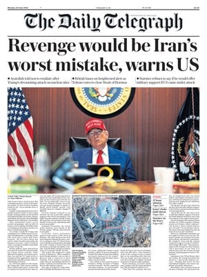 Prima Pagina "The Daily Telegraph"