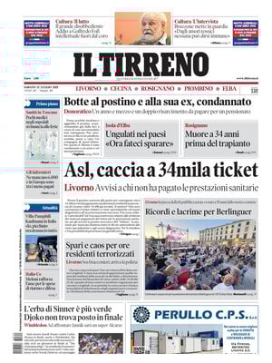 Il Tirreno (Livorno, Cecina, Rosignano, Piombino, Elba)