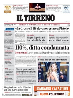 Il Tirreno (Firenze, Prato, Pistoia, Montecatini)