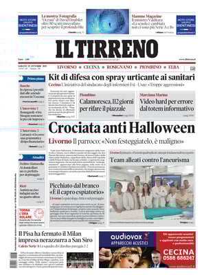 Il Tirreno (Livorno, Cecina, Rosignano, Piombino, Elba)