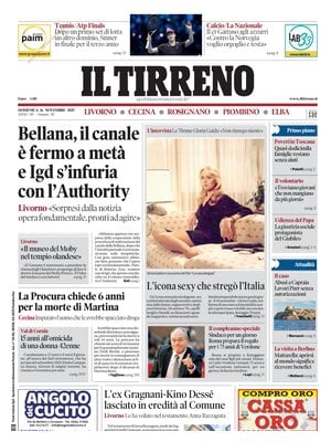 Il Tirreno (Livorno, Cecina, Rosignano, Piombino, Elba)