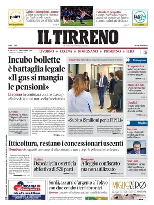 Il Tirreno (Livorno, Cecina, Rosignano, Piombino, Elba)