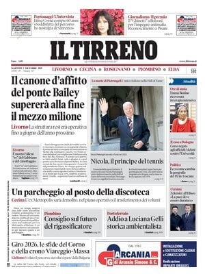 Il Tirreno (Livorno, Cecina, Rosignano, Piombino, Elba)