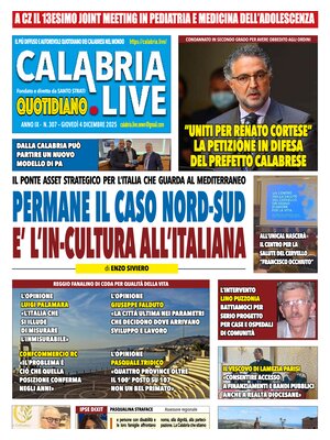 Prima Pagina "Calabria Live"
