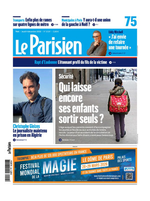 Prima Pagina "Le Parisien"