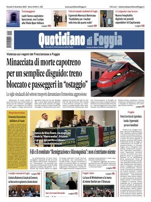 Prima Pagina "Quotidiano di Foggia"