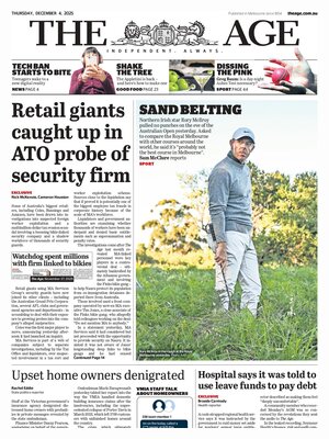 Prima Pagina "The Age"