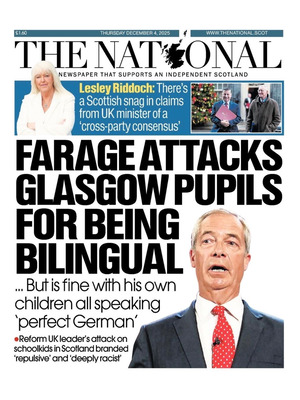 Prima Pagina "The National (Scotland)"