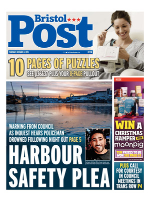 Prima Pagina "Bristol Post"