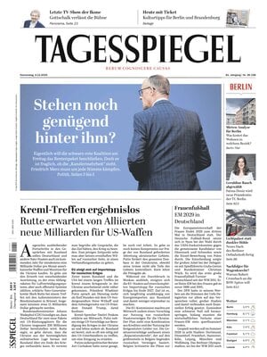 Prima Pagina "Der Tagesspiegel"