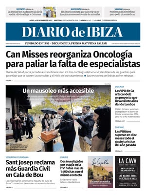 Prima Pagina "Diario de Ibiza"