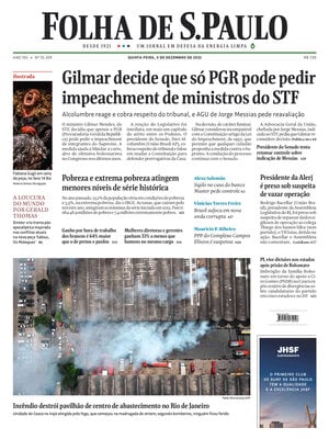 Prima Pagina "Folha de S.Paulo"