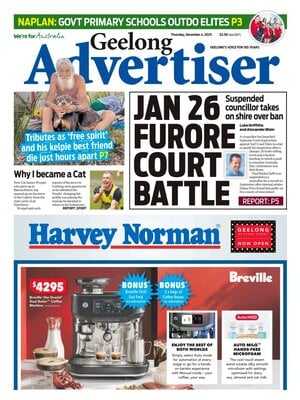 Prima Pagina "Geelong Advertiser"