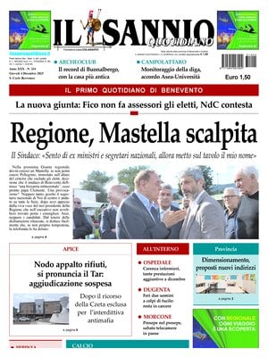 Prima Pagina "Il Sannio Quotidiano"