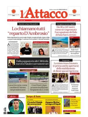 Prima Pagina "L'Attacco (Foggia)"