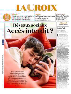 Prima Pagina "La Croix"