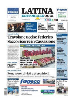 Prima Pagina "Latina Editoriale Oggi"