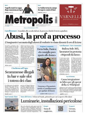 Prima Pagina "Metropolis (Napoli)"
