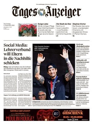 Prima Pagina "Tages-Anzeiger (Tagi TA)"