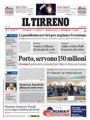 Il Tirreno (Livorno, Cecina, Rosignano, Piombino, Elba)