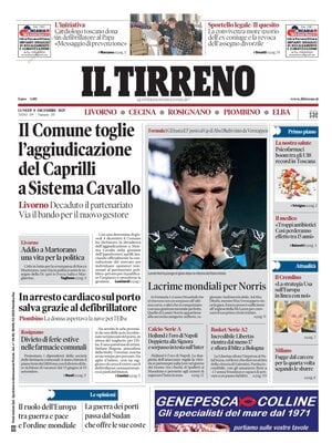 Il Tirreno (Livorno, Cecina, Rosignano, Piombino, Elba)