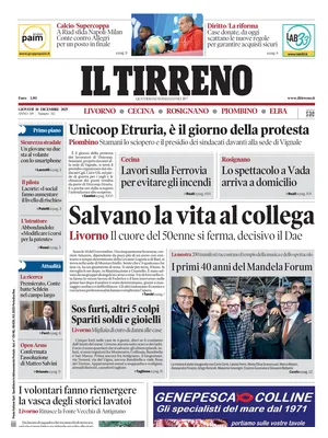 Il Tirreno (Livorno, Cecina, Rosignano, Piombino, Elba)