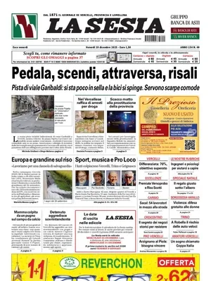 Prima Pagina "La Sesia"