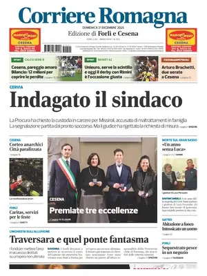 Prima Pagina "Corriere Romagna (Forlì e Cesena)"