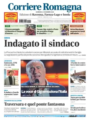 Prima Pagina "Corriere Romagna (Ravenna e Imola)"