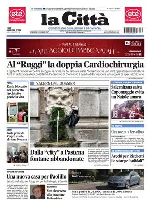 Prima Pagina "La Città (Salerno)"