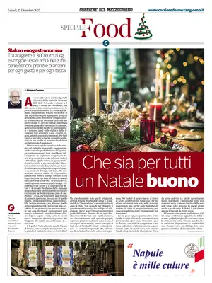 Prima Pagina "Corriere del Mezzogiorno (Campania)"
