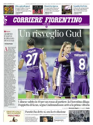 Prima Pagina "Corriere Fiorentino"
