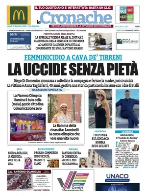 Prima Pagina "Le Cronache (Salerno)"