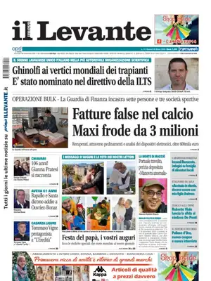 Prima Pagina "Il Levante"