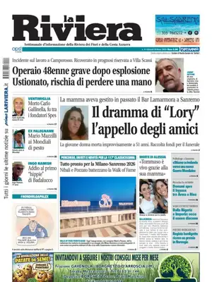 Prima Pagina "La Riviera"