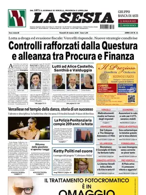 Prima Pagina "La Sesia"
