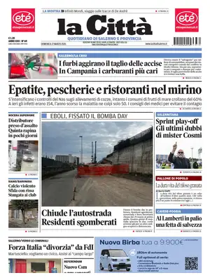 Prima Pagina "La Città | Salerno"