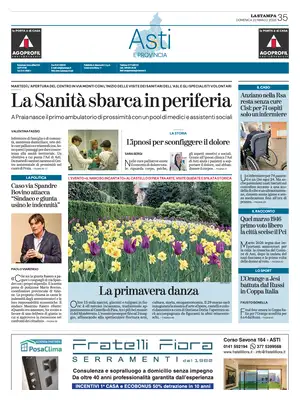 Prima Pagina "La Stampa | Asti"
