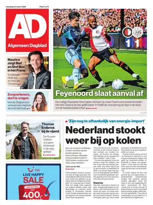 Prima Pagina "Algemeen Dagblad | AD"
