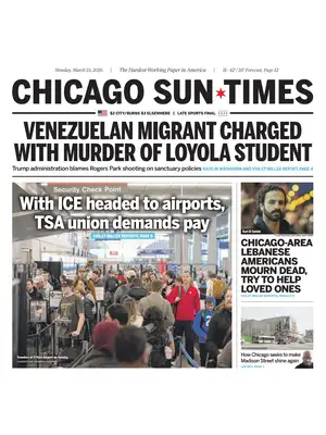 Prima Pagina "Chicago Sun-Times"