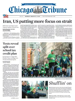 Prima Pagina "Chicago Tribune"