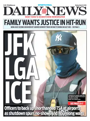 Prima Pagina "Daily News | New York"