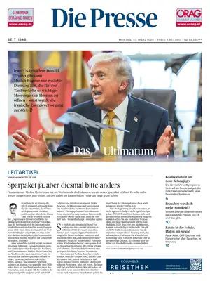 Prima Pagina "Die Presse"